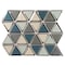 Andova Tiles SAMPLE BLEUM 3 x 3 Beveled Glass Novelty Mosaic Tile SAM-ANDBLE284 - alternate 3